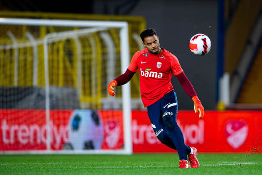 Goalkeeper Sten Grytebust of the Norwegian national