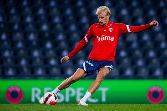Morten Thorsby of the Norwegian national football team