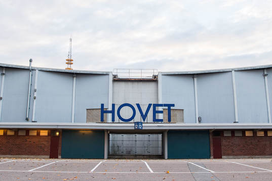 Hovet innan ishockeymatchen i Hockeyallsvenskan mellan AIK