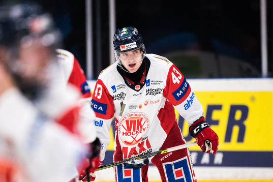 Västerviks Max Krogdahl deppar