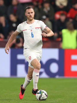 Tomas Kalas of Czech Republic is seen