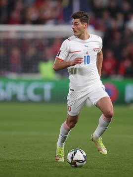 Patrik Schick of Czech Republic is seen