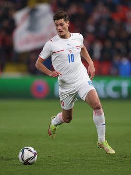 Patrik Schick of Czech Republic is seen