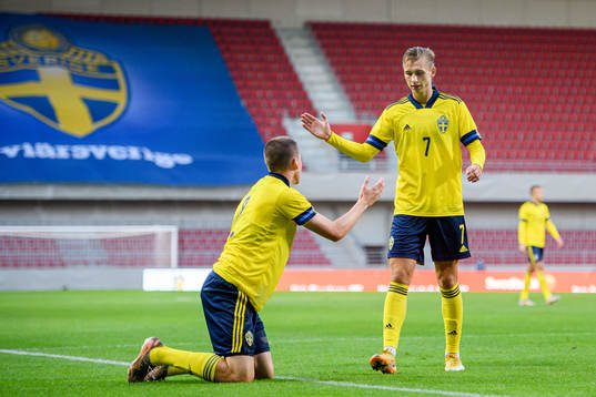 Emil Holm and Benjamin Nygren of Sweden