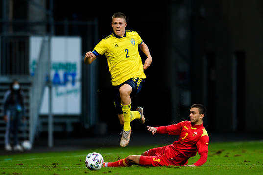 Emil Holm of Sweden and Andrija Raznatovic of Montenegro