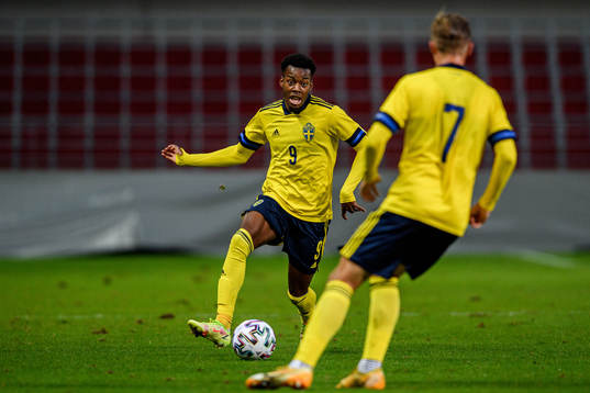 Anthony Elanga of Sweden