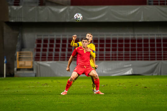 Nikola Krstovic of Montenegro and Jesper Tolinsson of Sweden