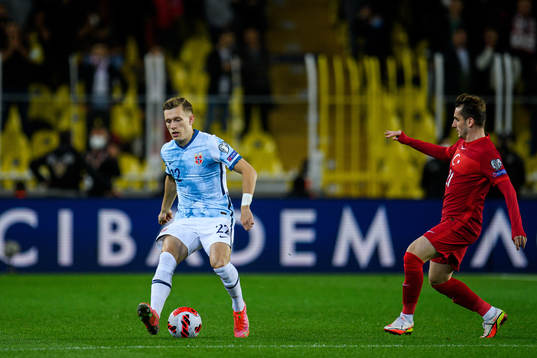 Marcus Holmgren Pedersen of Norway and Kerem Aktürkoglu of