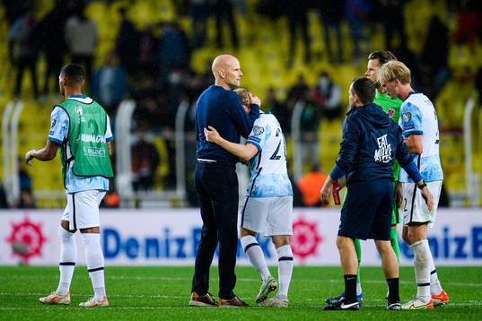 Ståle Solbakken, head coach with Mats Møller Dæhli and