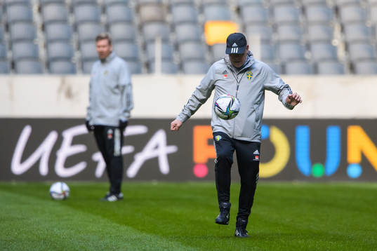 Head coach Janne Andersson of the Swedish national football