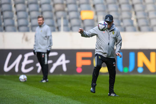 Head coach Janne Andersson of the Swedish national football