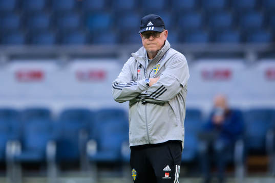 Head coach Janne Andersson of the Swedish national football