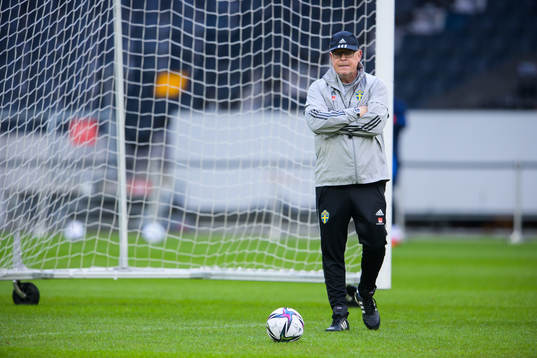 Head coach Janne Andersson of the Swedish national football