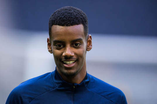 Alexander Isak of the Swedish national football team
