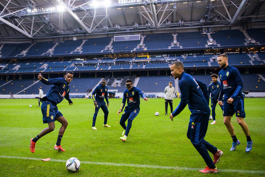Alexander Isak, Ken Sema, Martin Olsson, Robin Quaison,