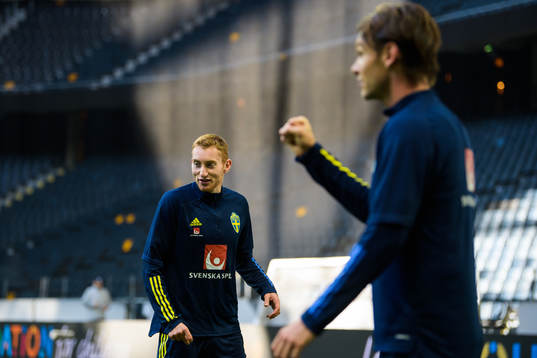 Dejan Kulusevski of the Swedish national football team