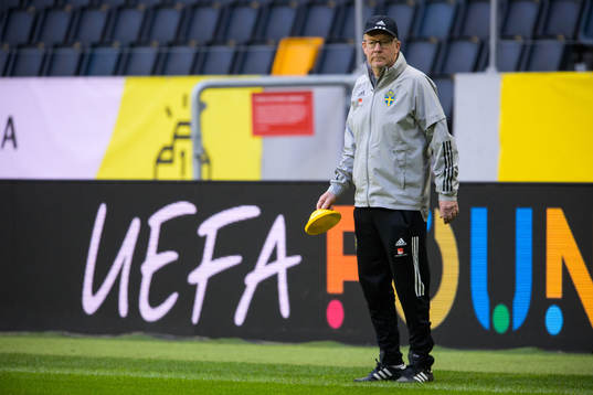 Scout Lasse Jacobsson of the Swedish national football team