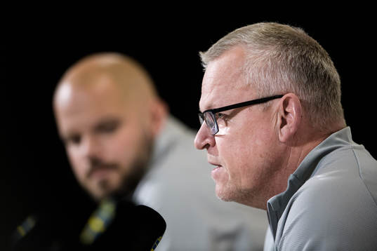 Head coach Janne Andersson of the Swedish national football