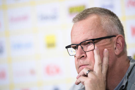 Head coach Janne Andersson of the Swedish national football
