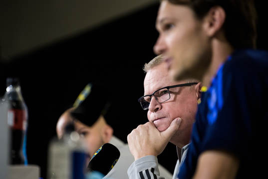 Head coach Janne Andersson of the Swedish national football