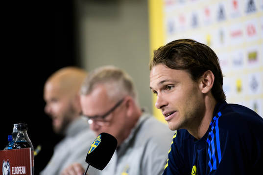 Albin Ekdal of the Swedish national football team