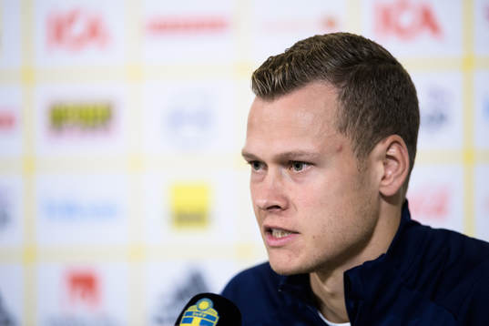 Viktor Claesson of the Swedish national football team