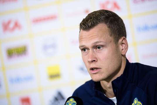 Viktor Claesson of the Swedish national football team