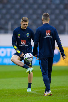 Viktor Gyökeres of the Swedish national football team