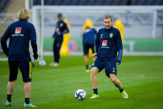 Dejan Kulusevski of the Swedish national football team