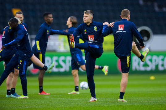 Mattias Svanberg of the Swedish national football team