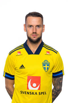 Alexander Milosevic of the Swedish national football team