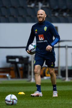 Magnus Eriksson of the Swedish national football team