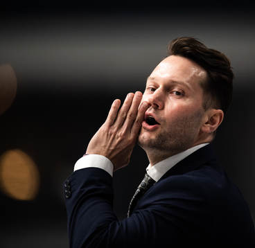 Västerviks tränare Martin Gudmundsson