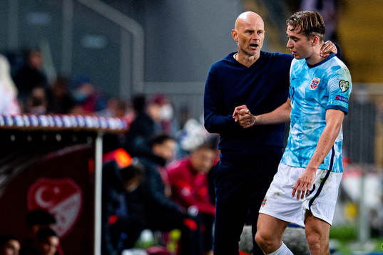 Ståle Solbakken, head coach of Norway, and Kristian