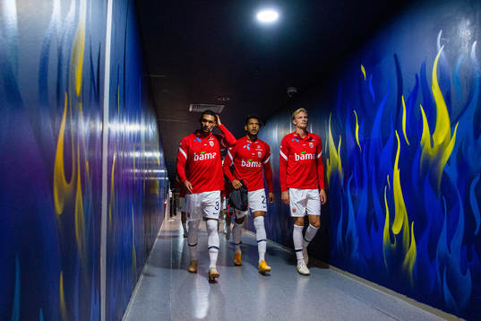 Ruben Gabrielsen, Ohi Omoijuanfo and Morten Thorsby of