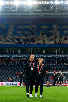 Goalkeeper Ørjan Håskjold Nyland and Mats Møller Dæhli