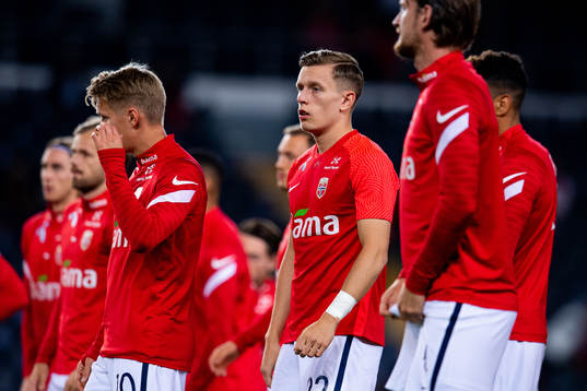 Marcus Holmgren Pedersen of Norway warms up
