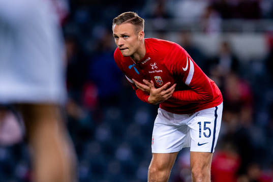 Stian Gregersen of Norway warms up