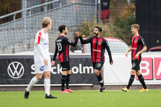 Brommapojkarnas Rodin Depren jublar