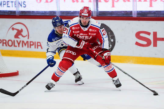 Leksands Carter Ashton och Timrås Joey LaLeggia
