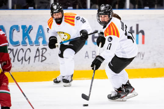 Brynäs Emma Murén och Jaycee Gebhard