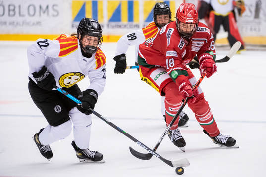 Brynäs Hanna Thuvik och Modos Lore Baudrit