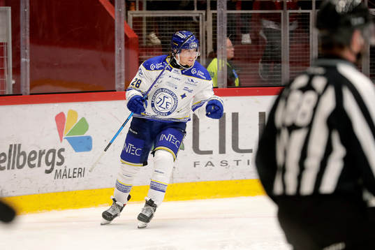 Leksands Justin Kloos jublar