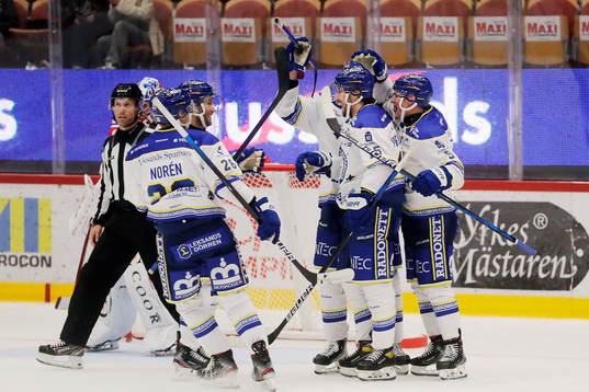 Leksands Max Veronneau jublar