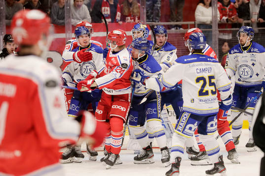 Leksands Ben Thomas och Timrås Erik Walli Walterholm