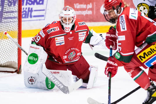 Modos målvakt Klara Peslarkova