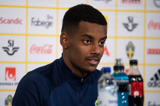 Alexander Isak of Sweden