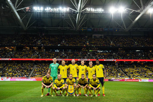 Starting eleven of Sweden