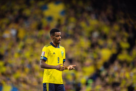 Alexander Isak of Sweden