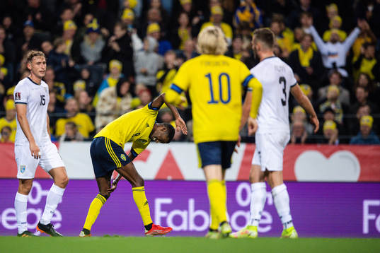 Alexander Isak of Sweden